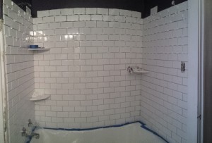 March 2014 Bathroom Tiling